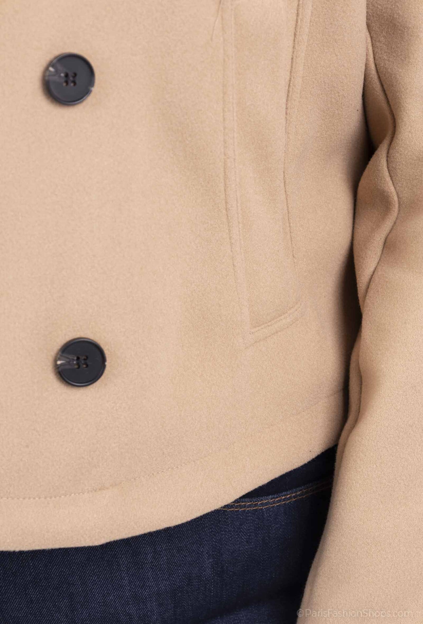 Plus Size Kort Fodrad Jacka