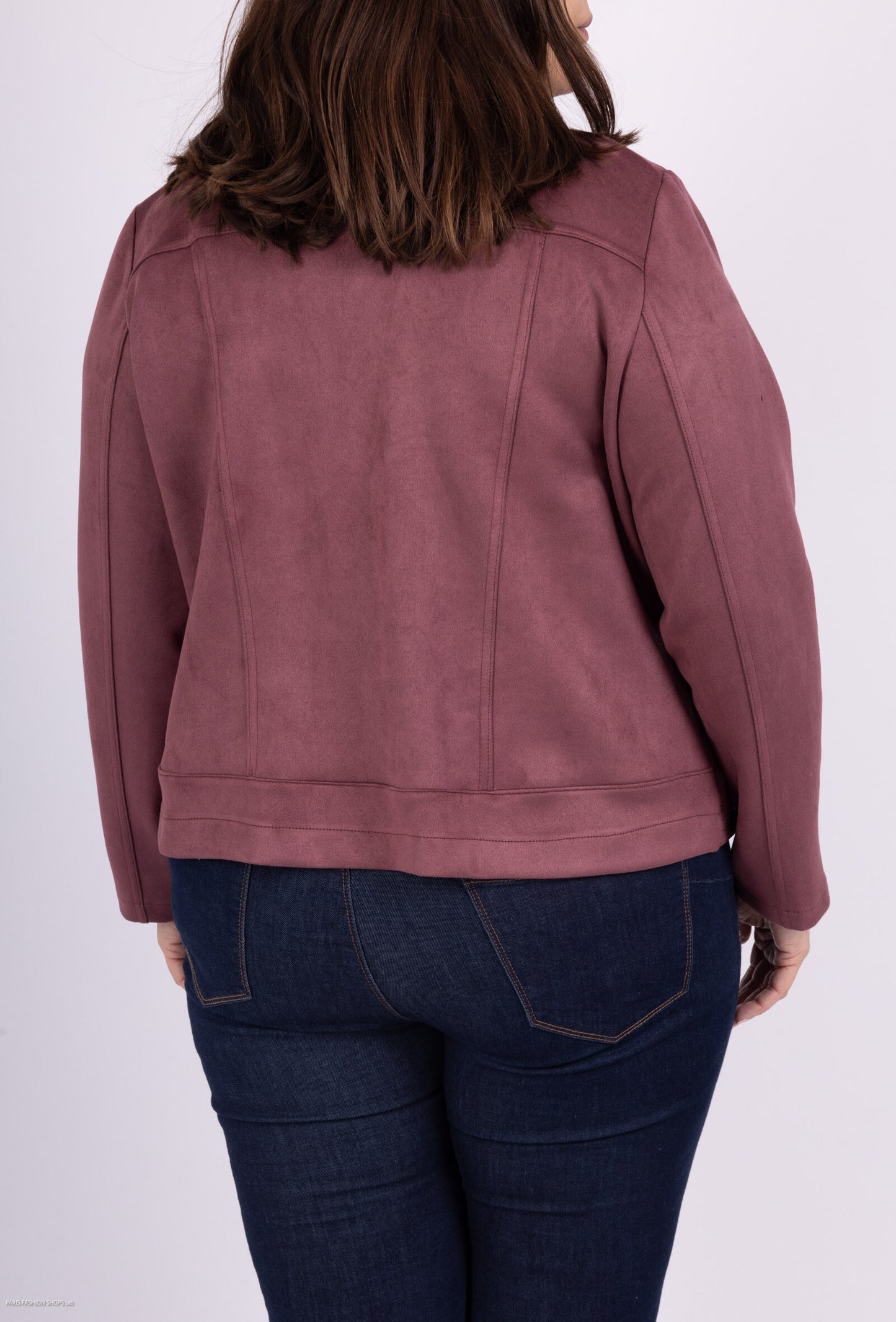 Plus Size Suede Perfecto Jackets
