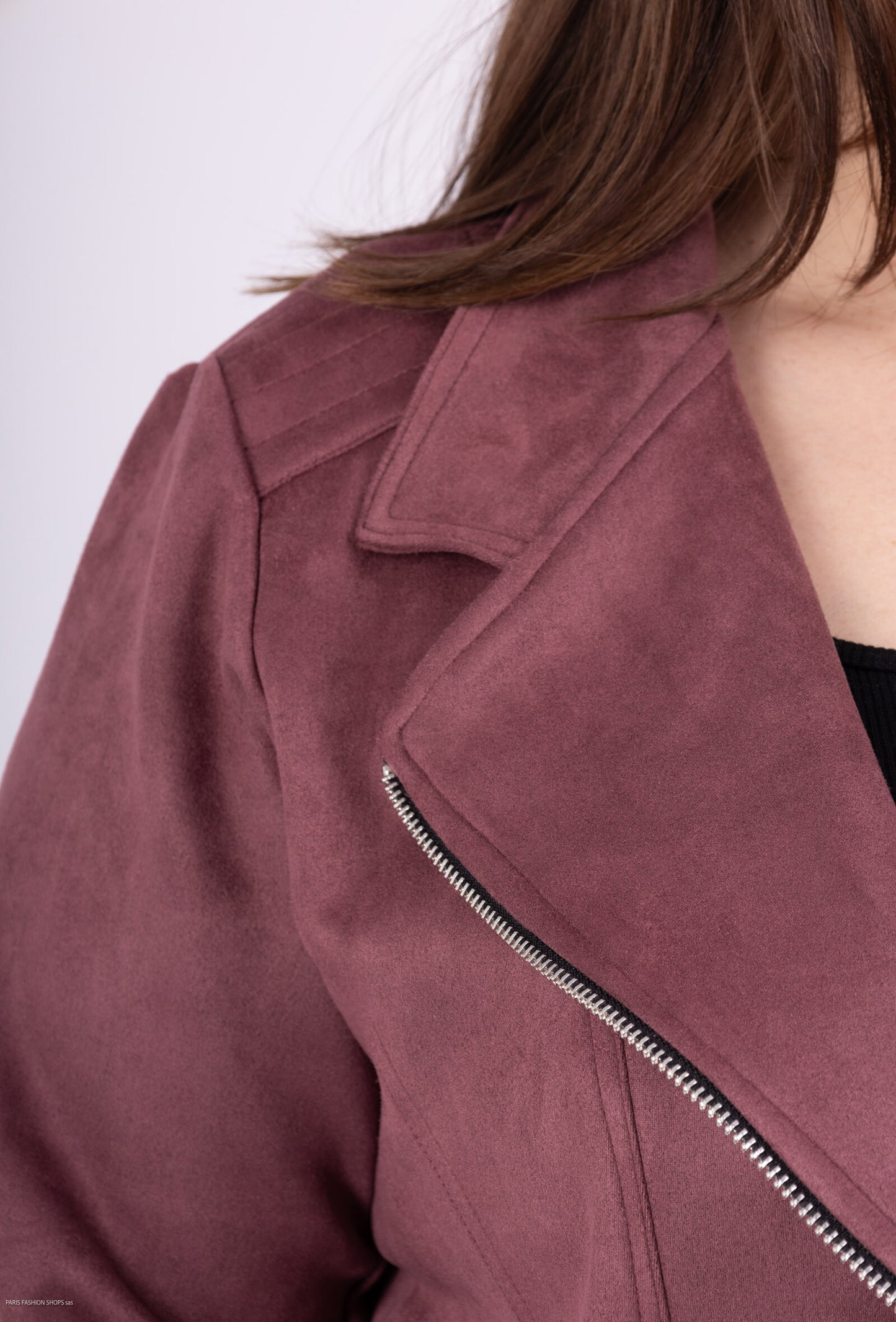 Plus Size Suede Perfecto Jackets