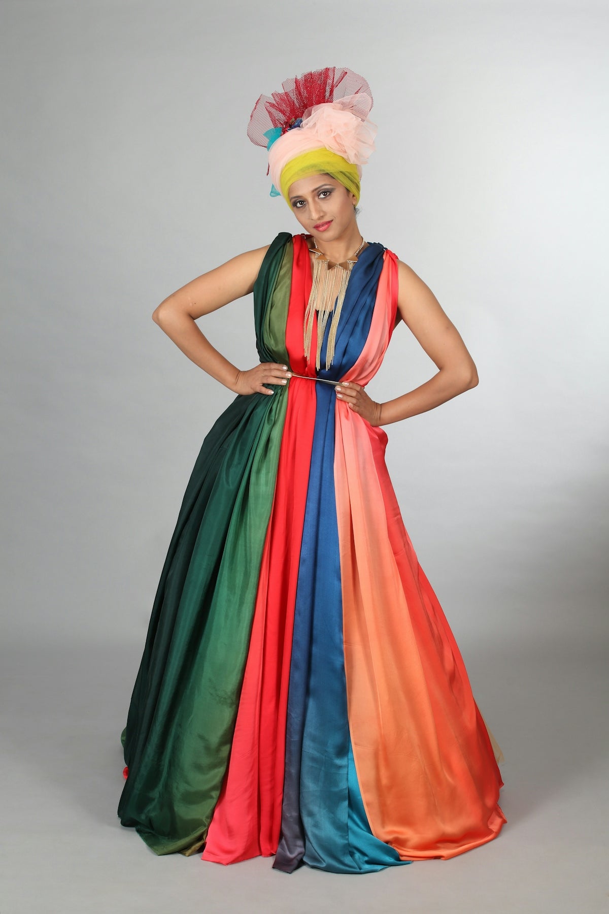 a person in a garment