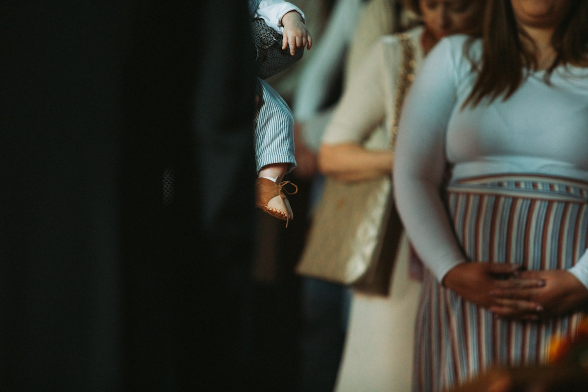 a group of people standing next to each other