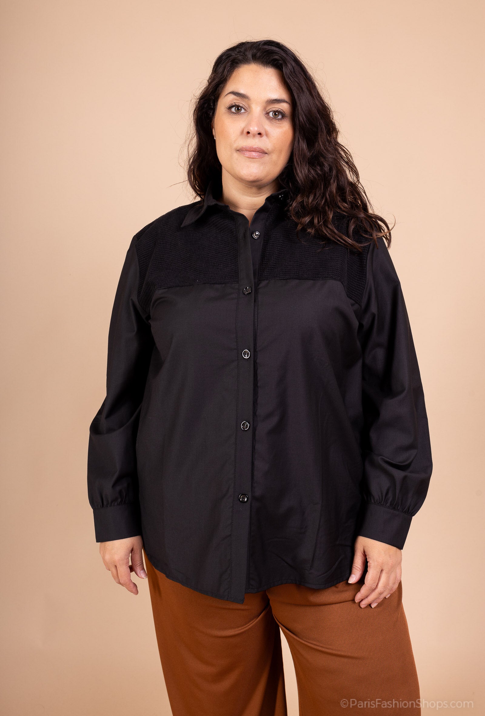 Plus size shirt i Stor Storlek