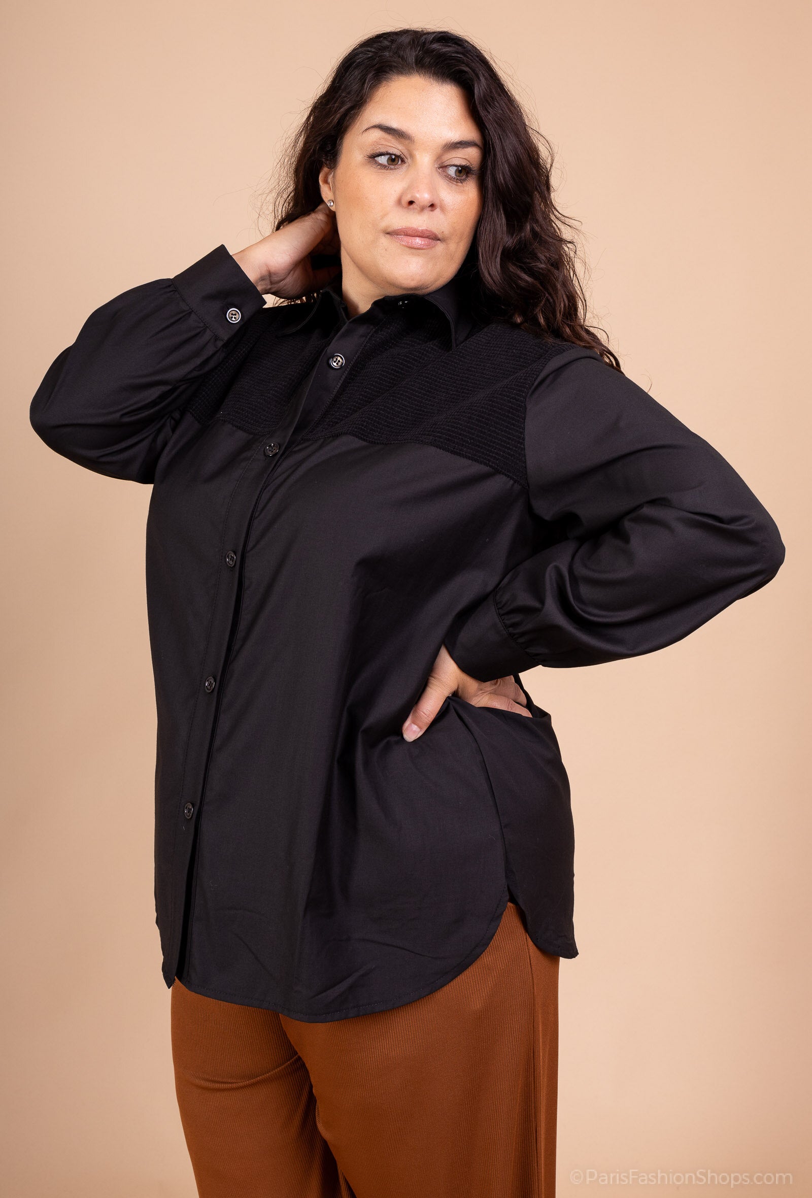 Plus size shirt i Stor Storlek