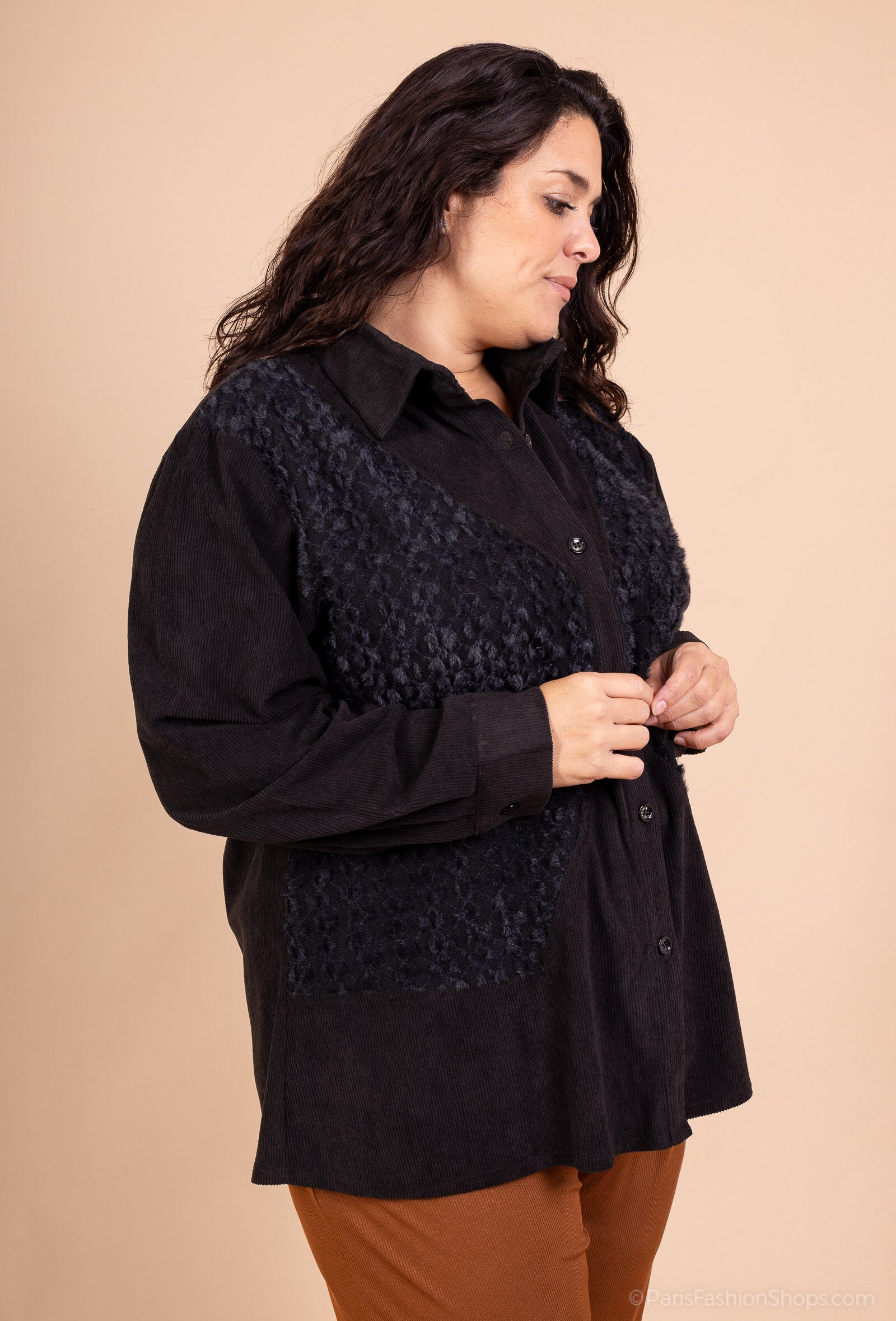 Plus size jacket i Stor Storlek