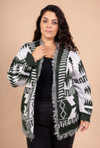 Plus Size Cardigan i Stor Storlek