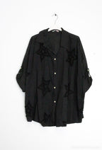 Plus Size 9031 Skjorta i 100% Italiensk Bomull