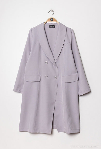 Plus Size Blazer i Lång längd