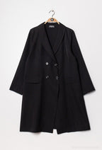 Plus Size Blazer i Lång Längd