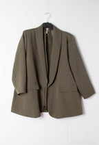 Plus Size Open- jacket with lining