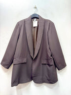 Plus Size Open- jacket with lining