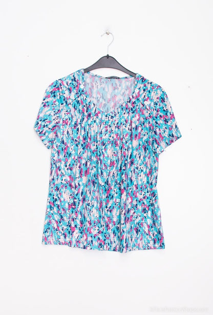 Plus Size Flower print blouse