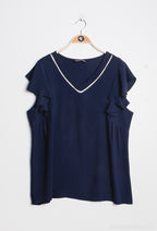 Plus Size Ruffled Blouse