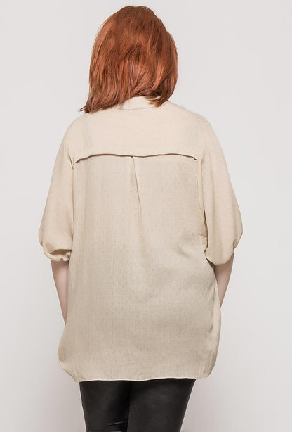Plus Size Basic Blouse