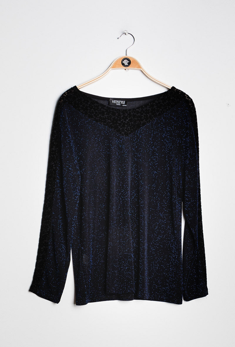 Plus Size Shiny Blus