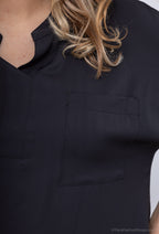 Plus Size Blus med Framfickor