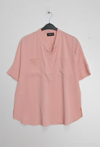 Plus Size Front blouse with two pockets