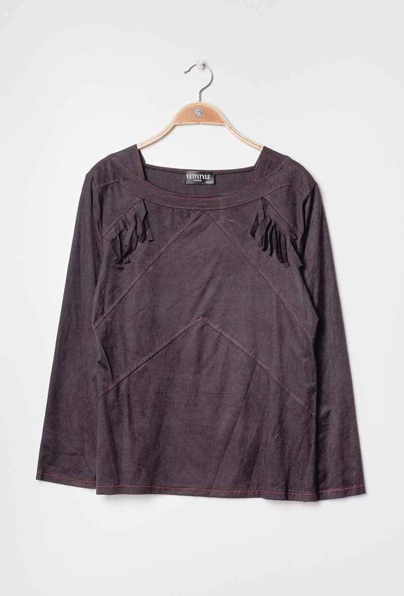 Plus Size Suede jacket