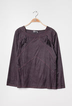 Plus Size Suede jacket