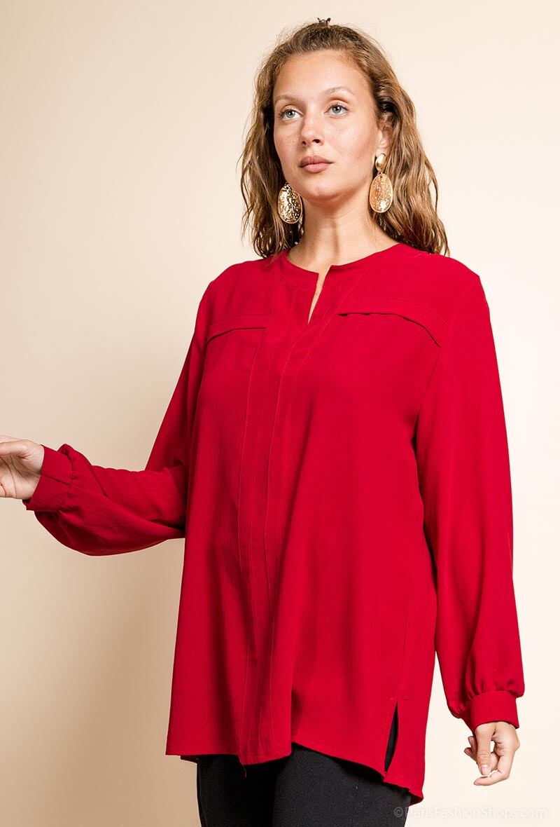 Plus Size Elegante Blus