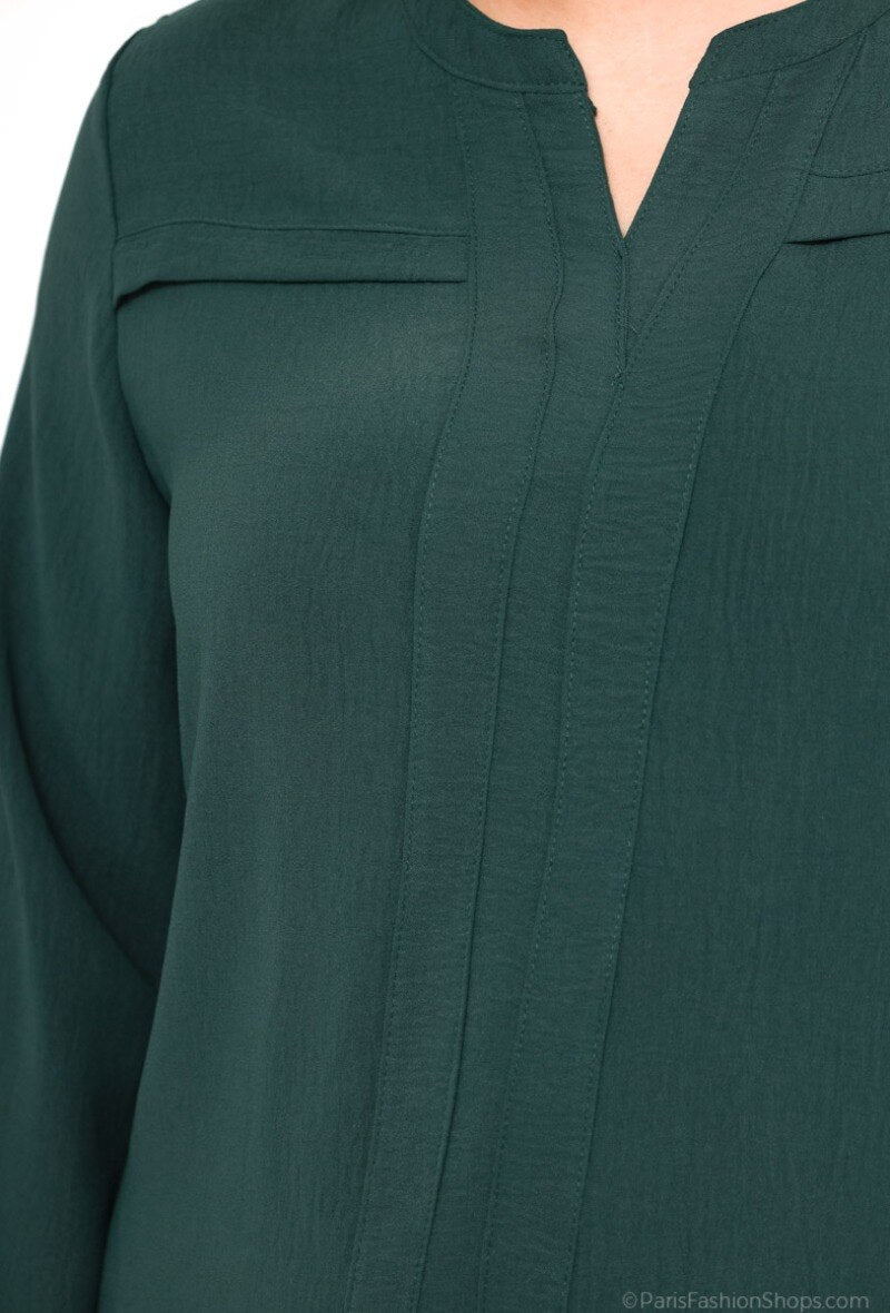Plus Size Elegante Blus