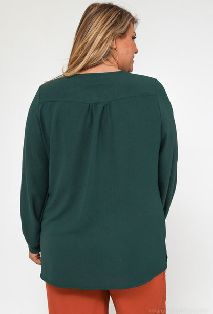 Plus Size Elegante Blus