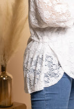 Plus Size Spetsblus