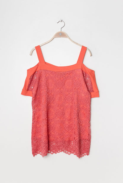 Plus Size Lace Blouse
