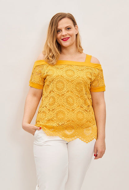 Plus Size Lace blouse