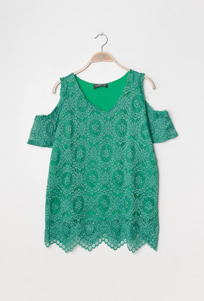 Plus Size Lace blouse