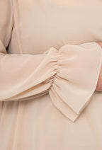 Lace Chiffon Blouse i Stor Storlek