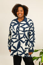 Plus size blouse i Stor Storlek