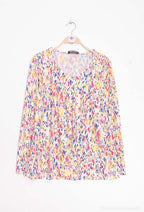 Plus Size Blus med Pärlor