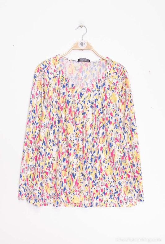 Plus Size Blusar med Paljettryck