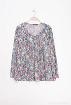 Plus Size Blus med Pärlor