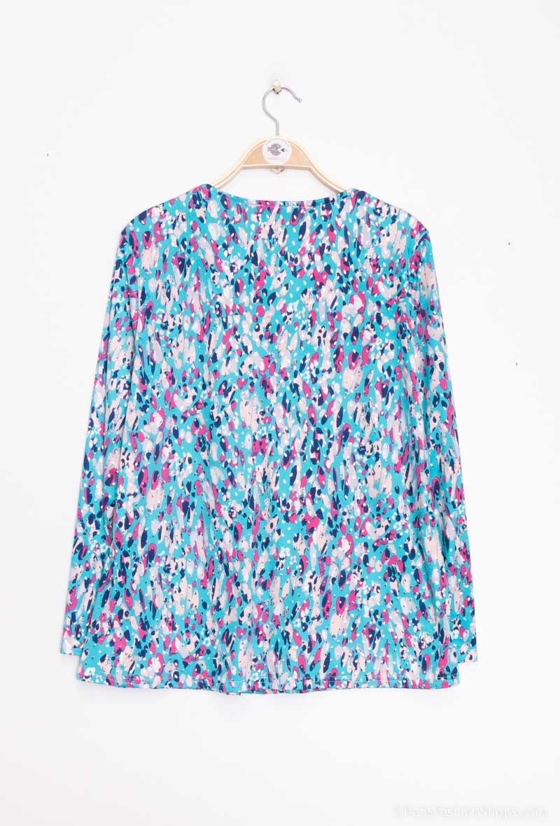 Plus Size Blus med Pärlor