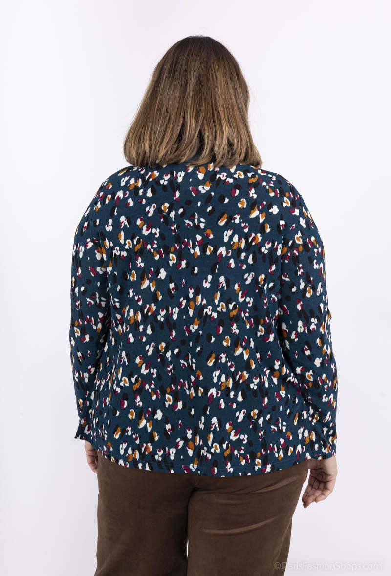 Plus Size Printed Blouse – Höst/Vinter 2024/2025