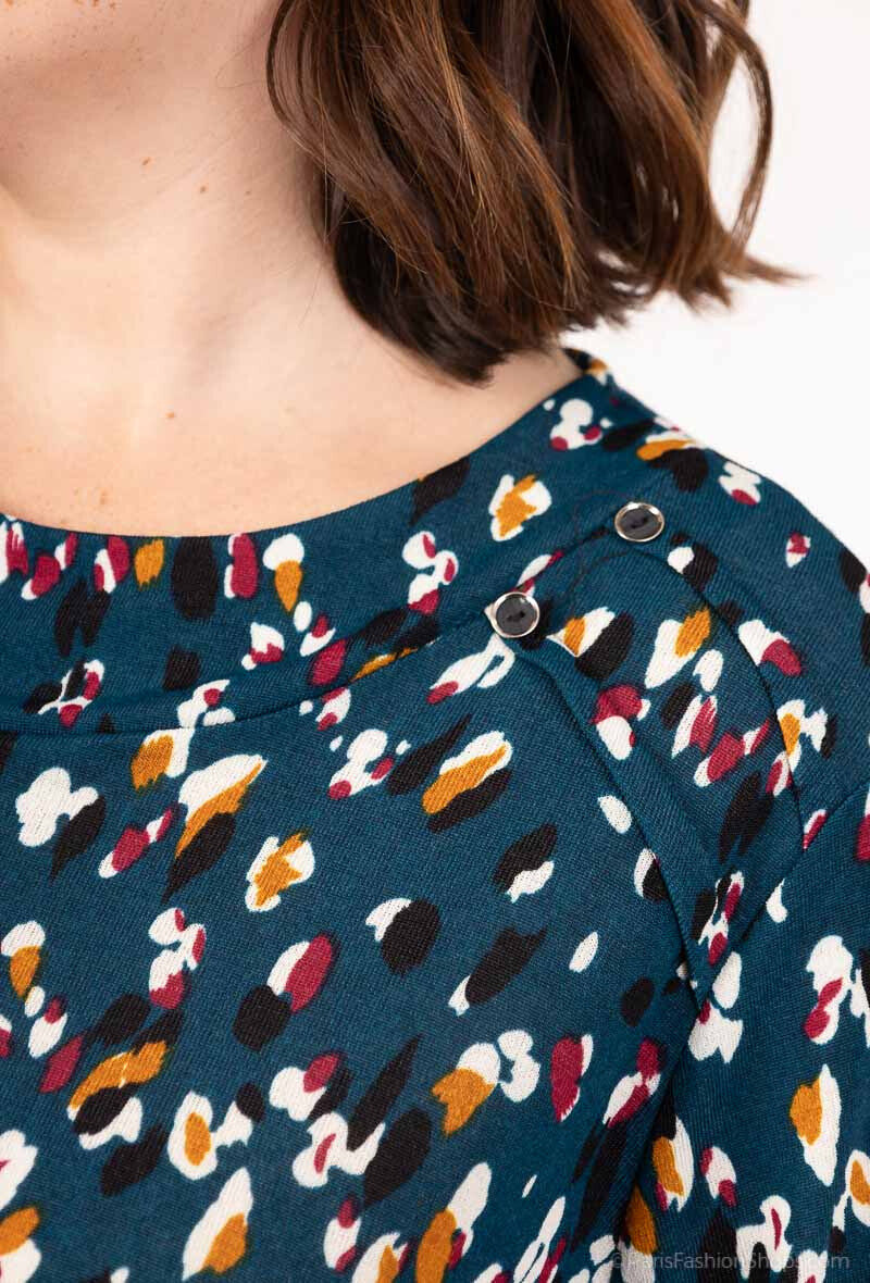 Plus Size Printed Blouse