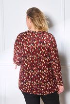 Plus Size Printed Blouse