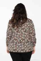 Plus Size Tryckt T-shirt