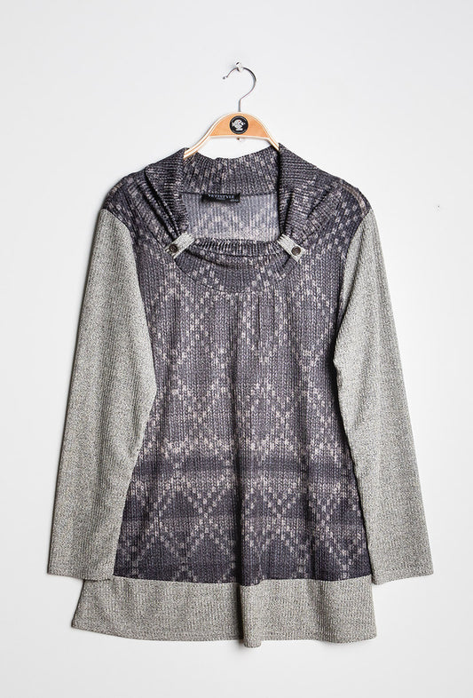 Plus Size Printed blouse