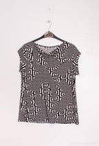Plus Size Prited blouse