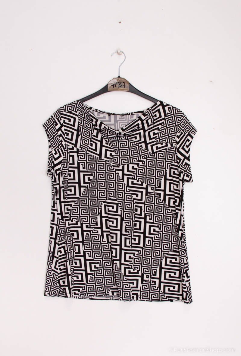 Plus Size Prited blouse