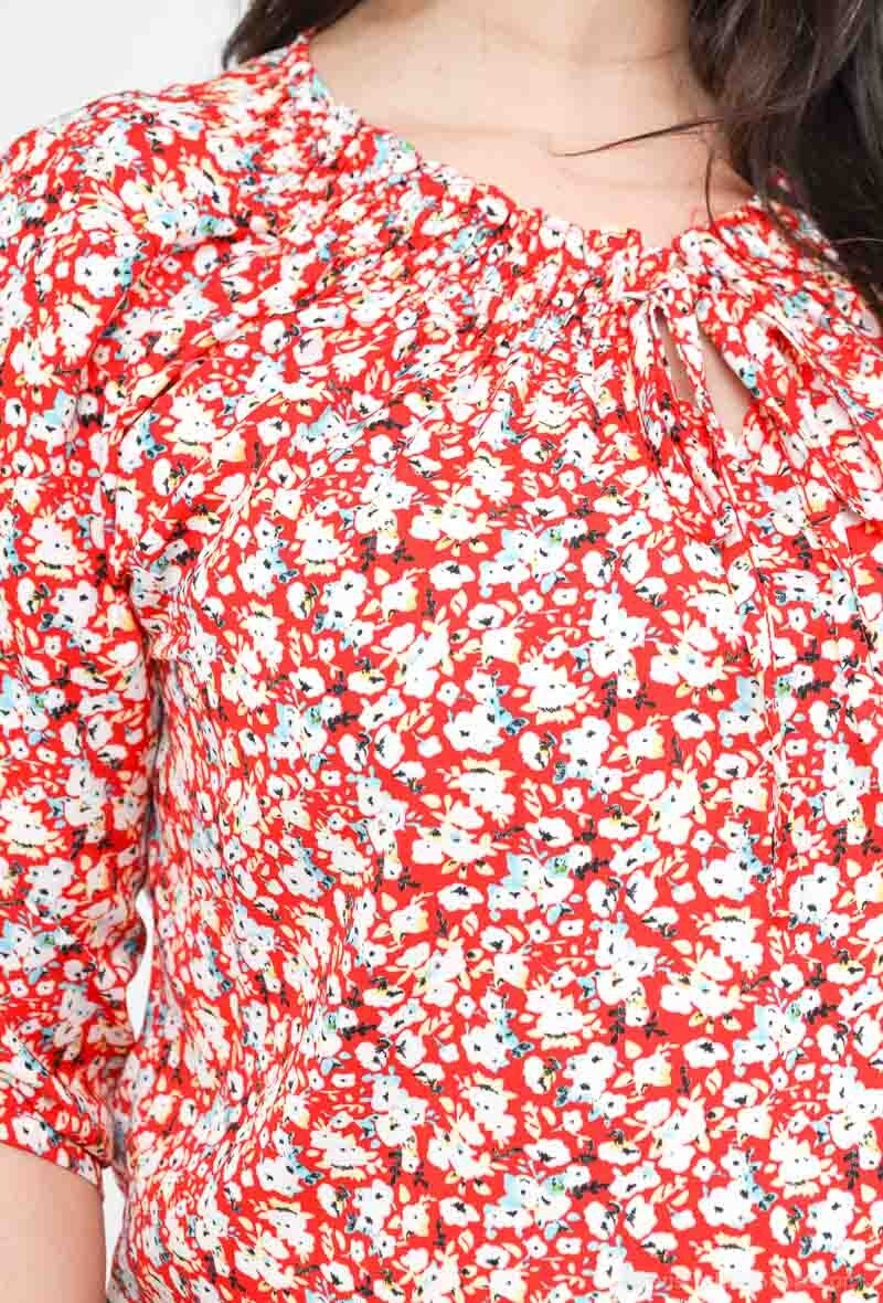Plus Size Printed Blouse