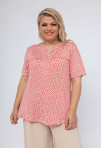 Plus Size Printed blouse