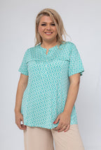 Plus Size Printed blouse