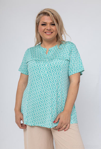 Plus Size Printed blouse
