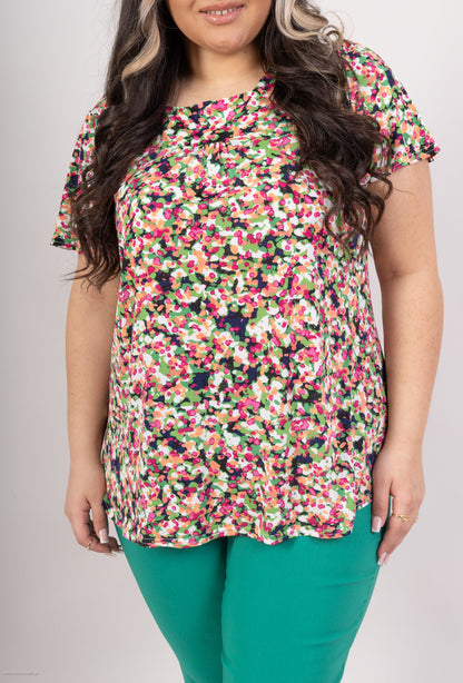 Plus Size Printed blouse
