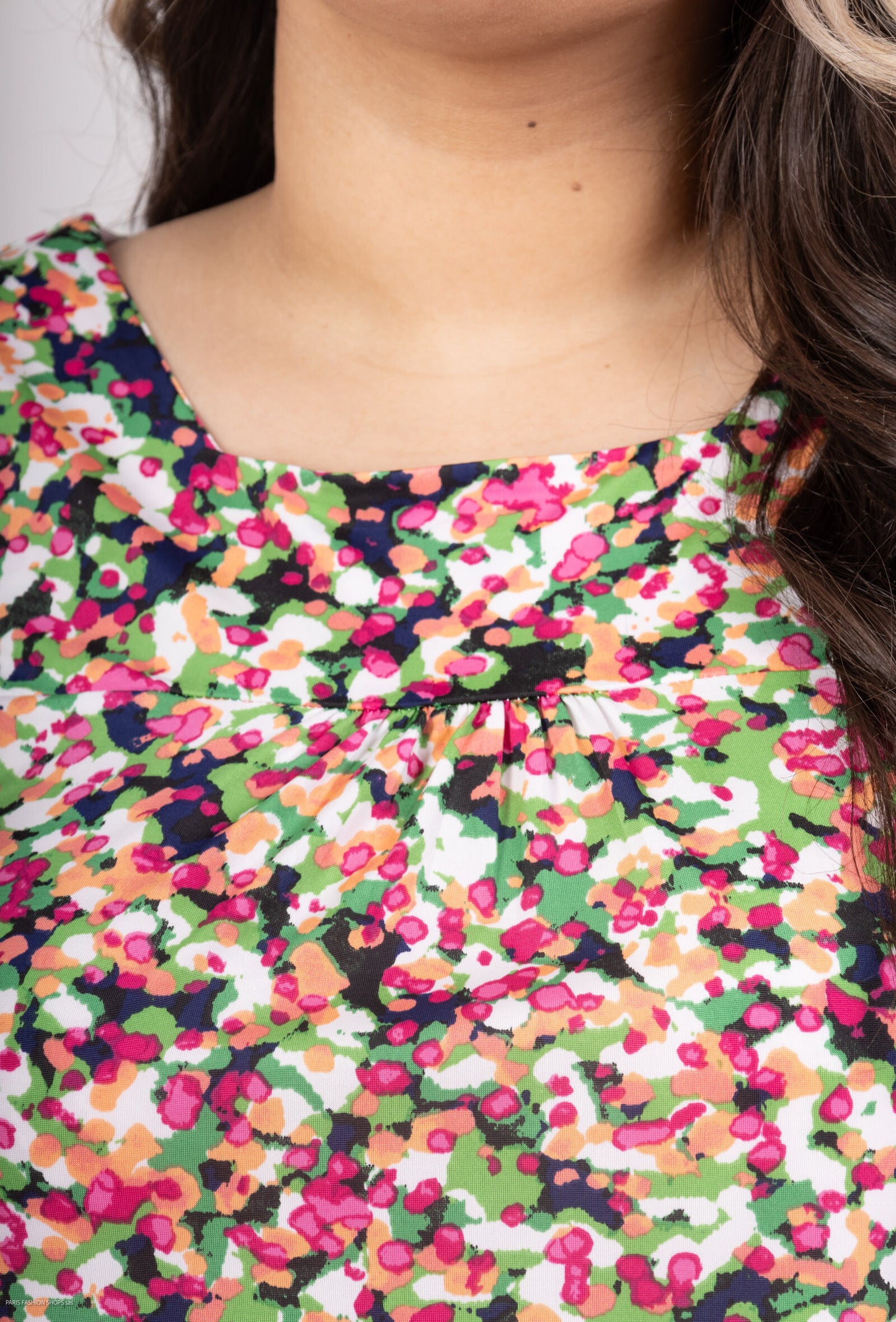 Plus Size Tryckt Blus