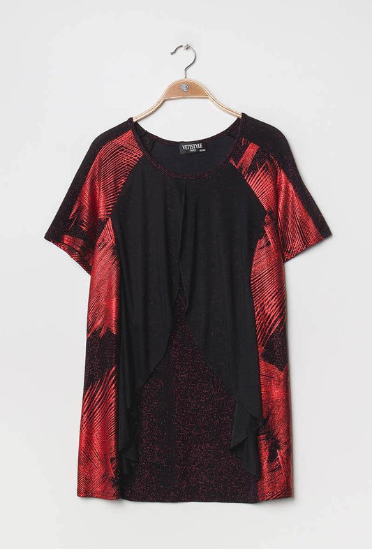 Plus Size Iridescent blouse