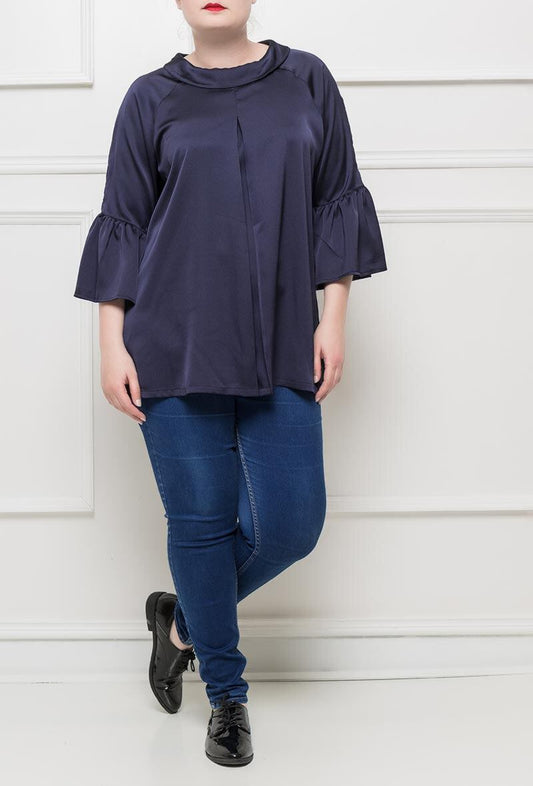 Plus Size Silky blouse